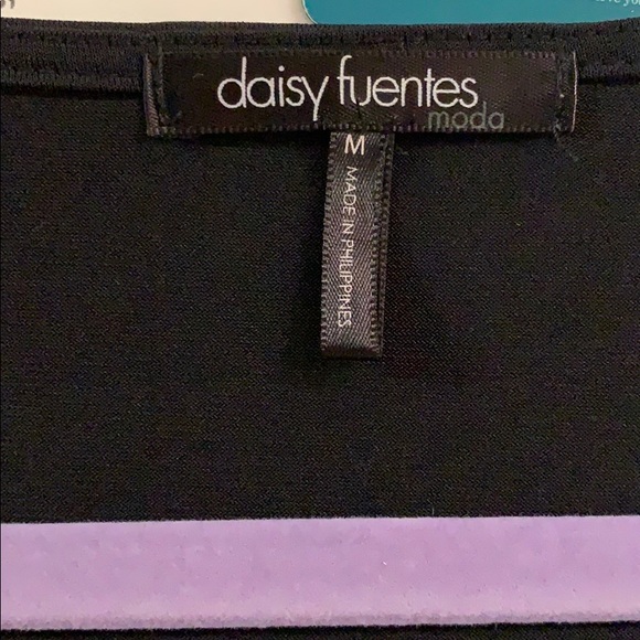 daisy fuentes cute black top - Picture 3 of 4